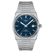 Tissot PRX Powermatic 80 40mm T137.407.11.041.00 - bracciale e cassa acciaio - quadrante blu con datario